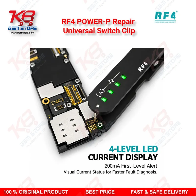 RF4 POWER-P Universal Switch Clip for Mobile Motherboard Power-On Testing