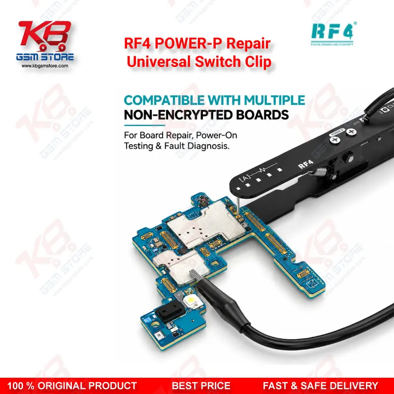 RF4 POWER-P Universal Switch Clip for Mobile Motherboard Power-On Testing