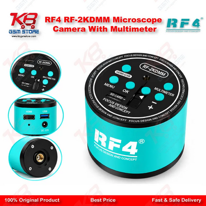 RF4 RF-2KDMM Microscope Camera With Multimeter