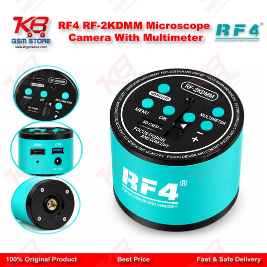 RF4 RF-2KDMM Microscope Camera With Multimeter