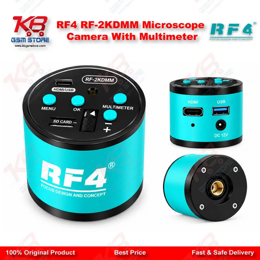 RF4 RF-2KDMM Microscope Camera With Multimeter