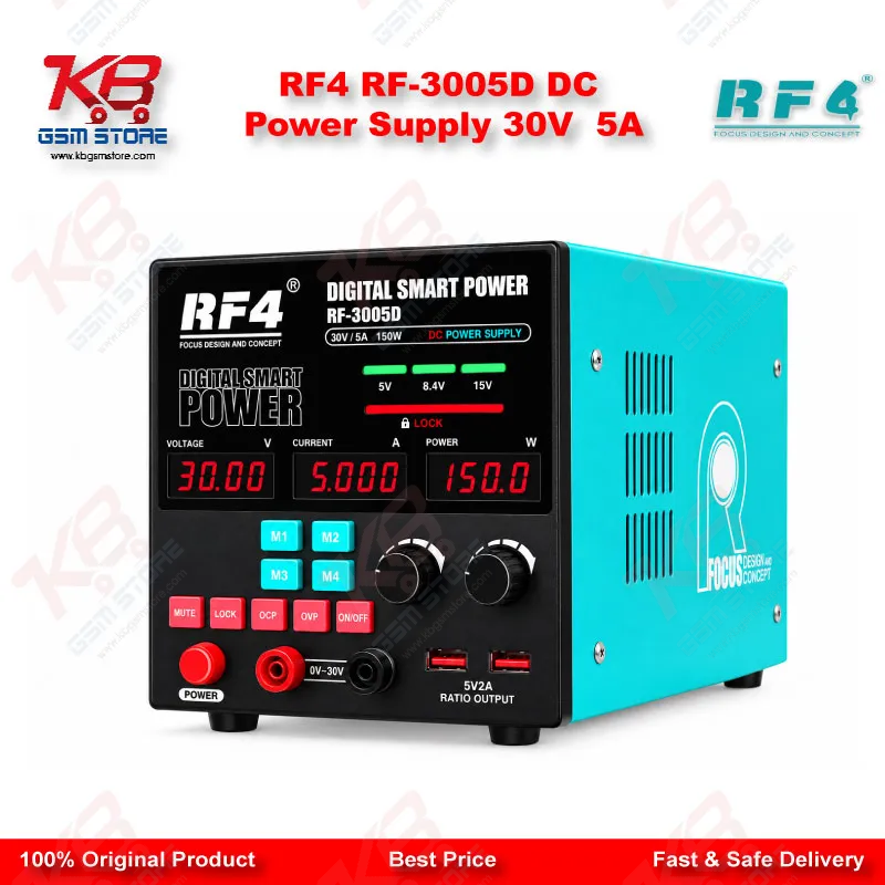 RF4 RF-3005D DC Power Supply 30V / 5A