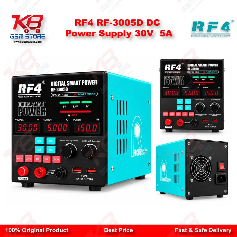 RF4 RF-3005D DC Power Supply 30V / 5A