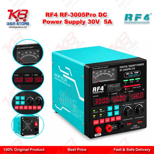 RF4 RF-3005Pro FIS 30V/5A Adjustable DC Power Supply