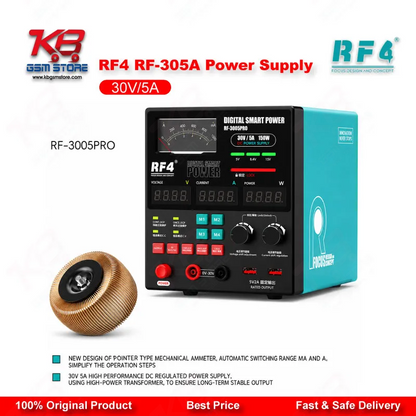 RF4 RF-305A Multifunctional Adjustable DC Power Supply with Short Killer Function (30V / 5A)