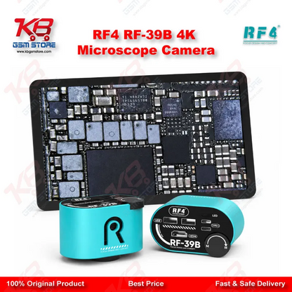 RF4 RF-39B 4K Wide-Angle CMOS Microscope Camera – Lossless Zoom for PCB Repair