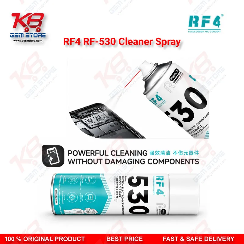 RF4 530 Precision Electronic Contact Cleaner Spray – Eco-Friendly PCB Cleaner