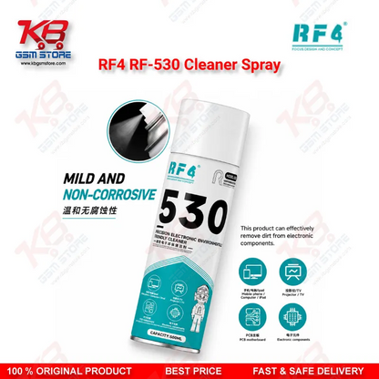 RF4 530 Precision Electronic Contact Cleaner Spray – Eco-Friendly PCB Cleaner