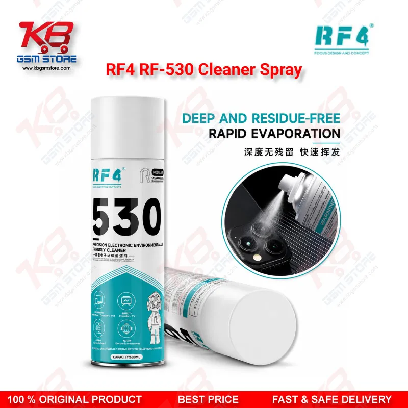 RF4 530 Precision Electronic Contact Cleaner Spray – Eco-Friendly PCB Cleaner