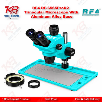 RF4 RF-6565ProD2 Trinocular Microscope With Aluminum Alloy Base