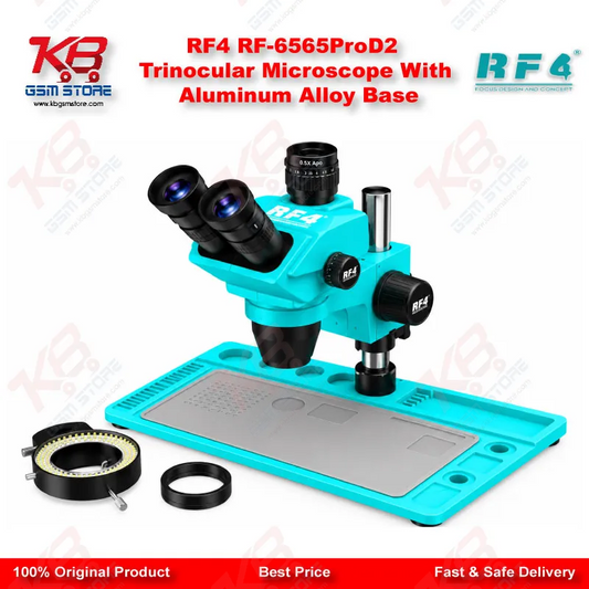 RF4 RF-6565ProD2 Trinocular Microscope With Aluminum Alloy Base