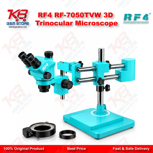 RF4 RF-7050TVW 3D Trinocular Microscope