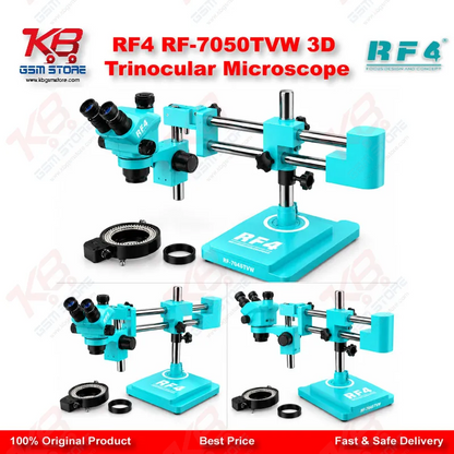 RF4 RF-7050TVW 3D Trinocular Microscope