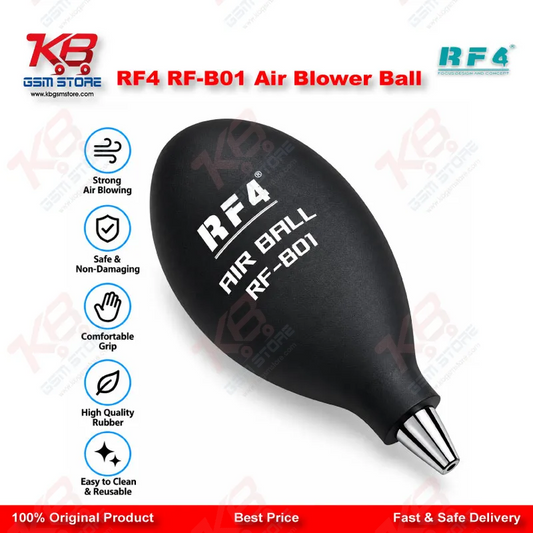 RF4 RF-B01 Air Blower Ball – Silicone Air Dust Cleaner for PCB & Mobile Repair Workbench