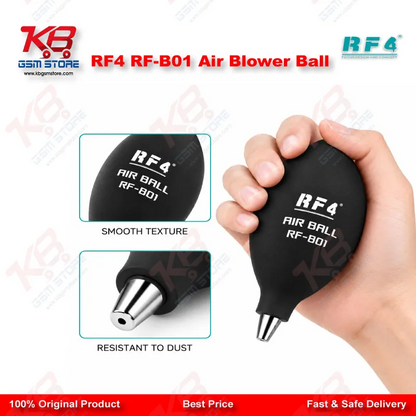 RF4 RF-B01 Air Blower Ball – Silicone Air Dust Cleaner for PCB & Mobile Repair Workbench