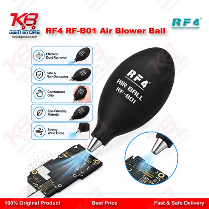 RF4 RF-B01 Air Blower Ball – Silicone Air Dust Cleaner for PCB & Mobile Repair Workbench