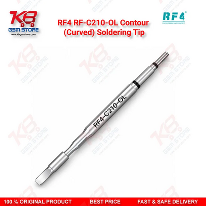 RF4 RF-C210-OL Contour (Curved) Soldering Tip – C210 Series Precision Cartridge for SMD & PCB Rework