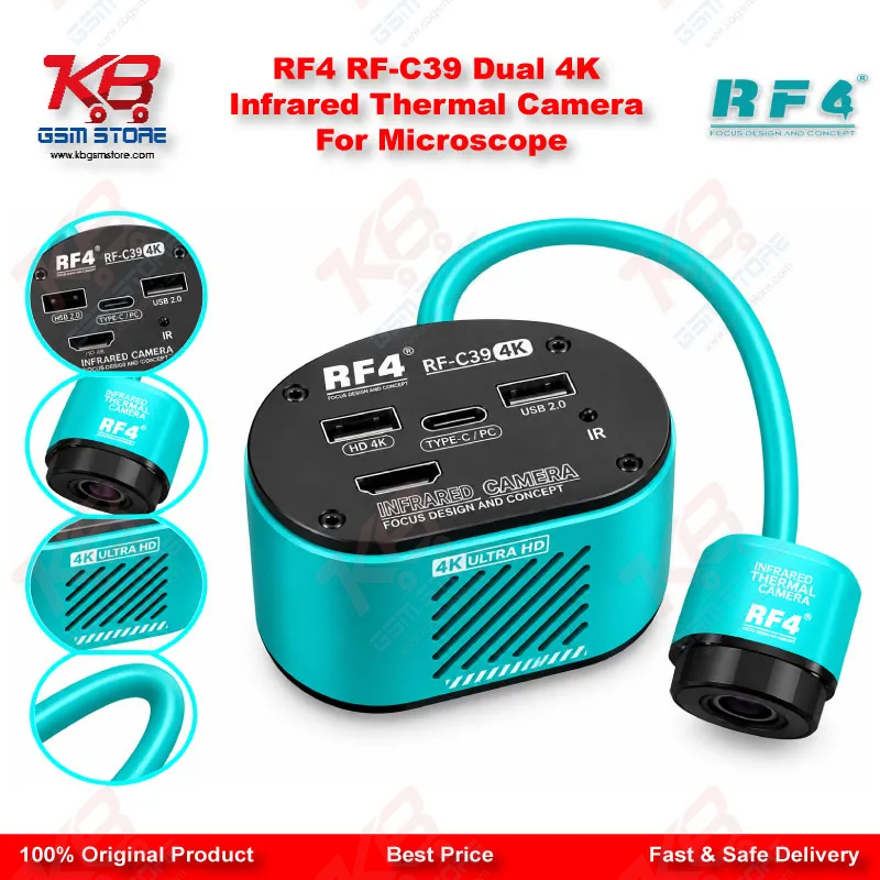 RF4 RF-C39 Dual 4K Infrared Thermal Camera For Microscope