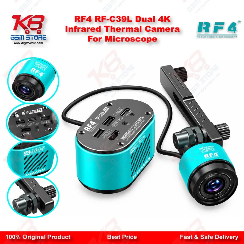 RF4 RF-C39L Dual 4K Infrared Thermal Camera For Microscope