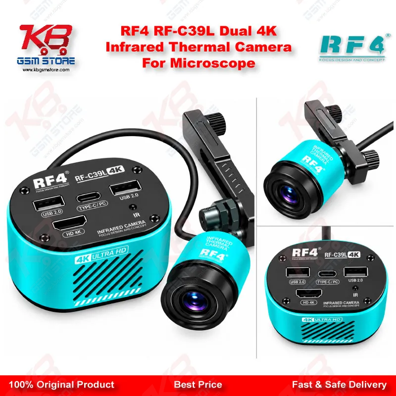 RF4 RF-C39L Dual 4K Infrared Thermal Camera For Microscope