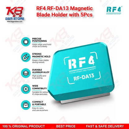 RF4 RF-DA13 Magnetic Blade Holder with 5Pcs for Repair