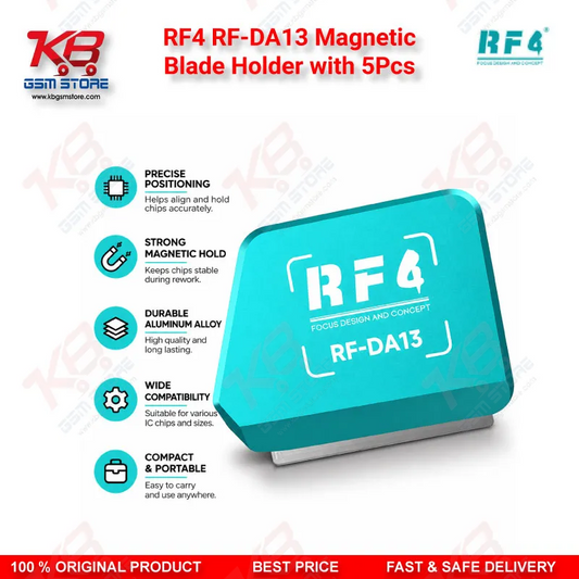 RF4 RF-DA13 Magnetic Blade Holder with 5Pcs for Repair