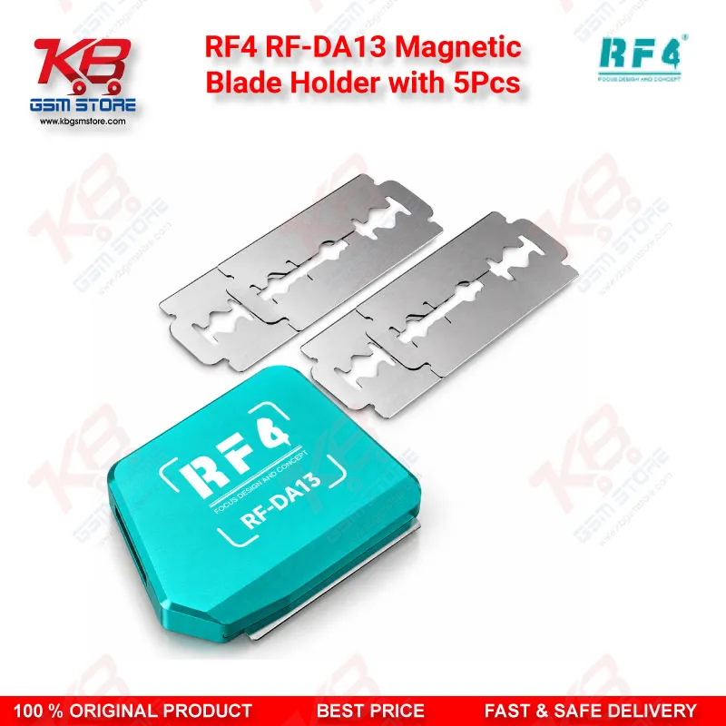 RF4 RF-DA13 Magnetic Blade Holder with 5Pcs for Repair