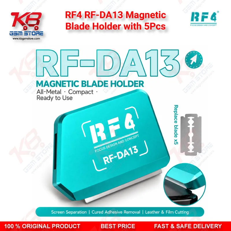 RF4 RF-DA13 Magnetic Blade Holder with 5Pcs for Repair