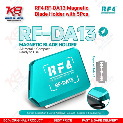RF4 RF-DA13 Magnetic Blade Holder with 5Pcs for Repair