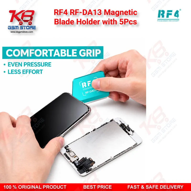 RF4 RF-DA13 Magnetic Blade Holder with 5Pcs for Repair