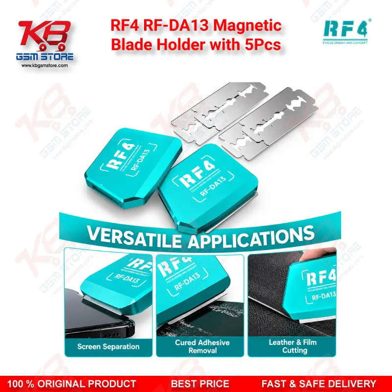 RF4 RF-DA13 Magnetic Blade Holder with 5Pcs for Repair