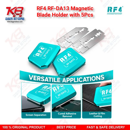 RF4 RF-DA13 Magnetic Blade Holder with 5Pcs for Repair