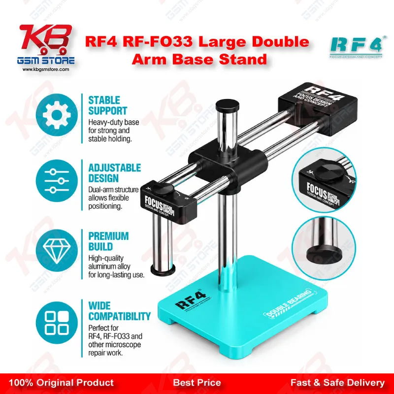 RF4 RF-FO33 Large Double Arm Base Stand