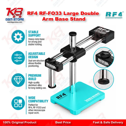 RF4 RF-FO33 Large Double Arm Base Stand