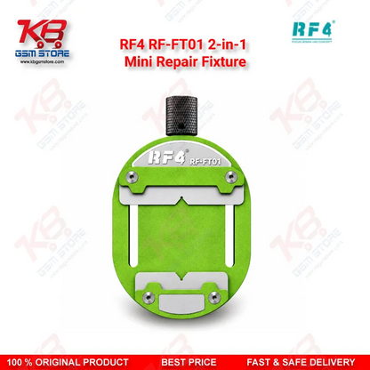 RF4 RF-FT01 2-in-1 Mini Clamping & Sharpening Repair Fixture – Chip & Motherboard Clamp with Built-In Blade Sharpener