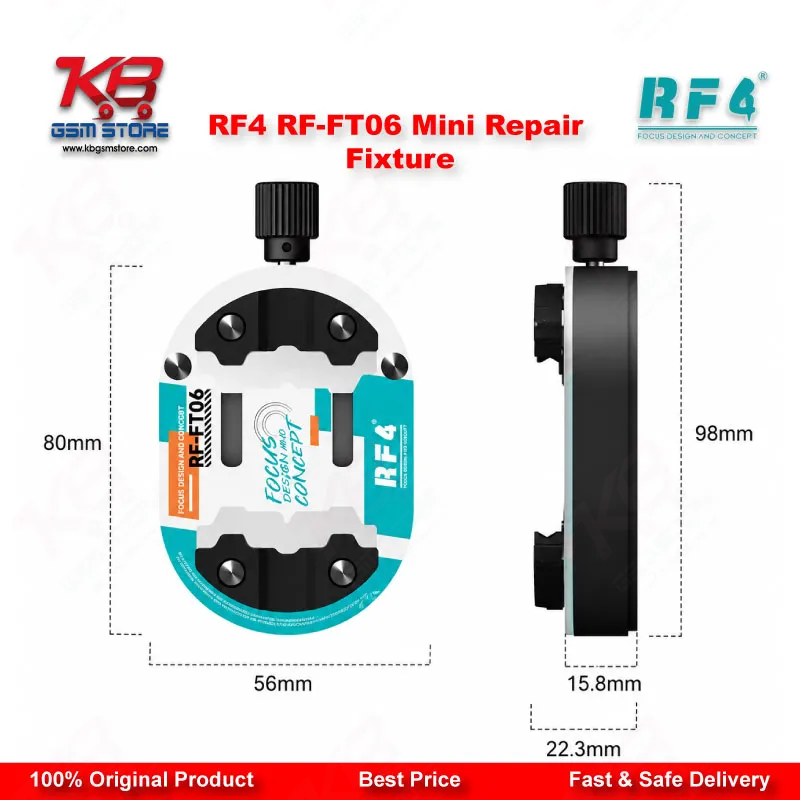 RF4 RF-FT06 Mini Heat-Resistant Glass Chip Motherboard Repair Fixture