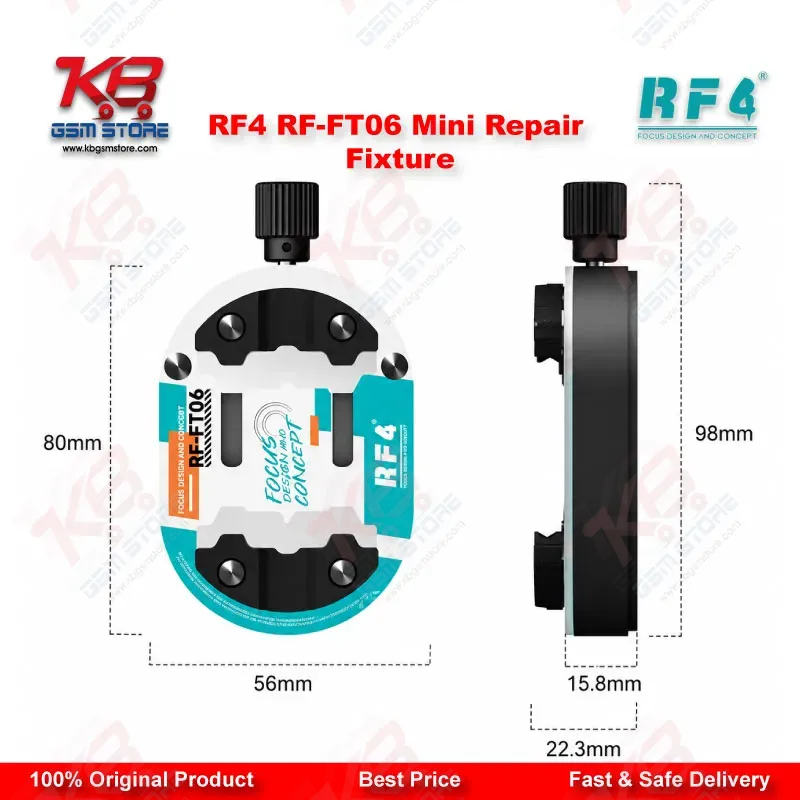 RF4 RF-FT06 Mini Heat-Resistant Glass Chip Motherboard Repair Fixture