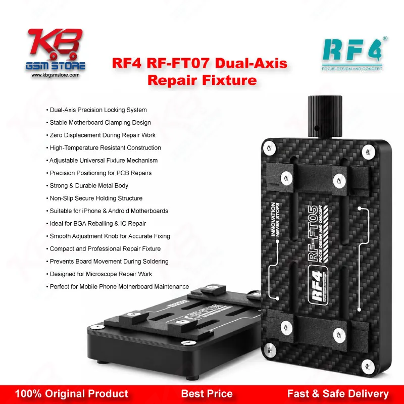 RF4 RF-FT07 Dual-Axis High-Temperature Reinforced Glass Motherboard Repair Fixture