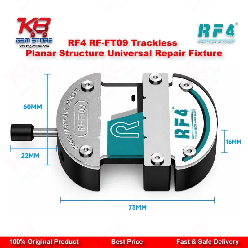 RF4 RF-FT09 Trackless Planar CPU IC Repair Fixture for BGA De-Gumming