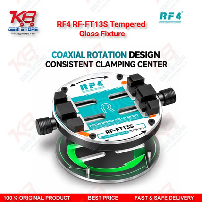 RF4 RF-FT13S Tempered Glass Fixture – PCB Motherboard Clamp for Mobile Repair