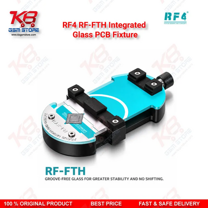 RF4 RF-FTH Integrated Glass PCB Fixture – Dual-Size 58/66mm Motherboard Clamping Stand