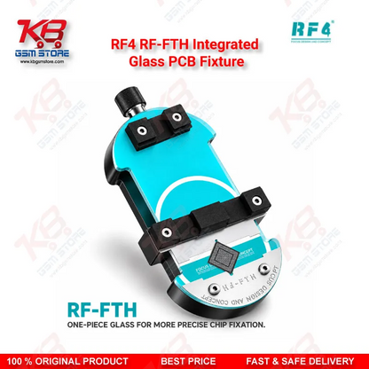 RF4 RF-FTH Integrated Glass PCB Fixture – Dual-Size 58/66mm Motherboard Clamping Stand