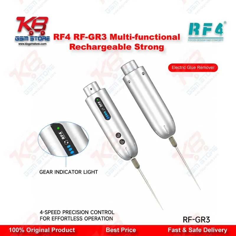 RF4 RF-GR3 Electric Glue Remover – 8000RPM Rechargeable Pen for Mobile Screen Repair