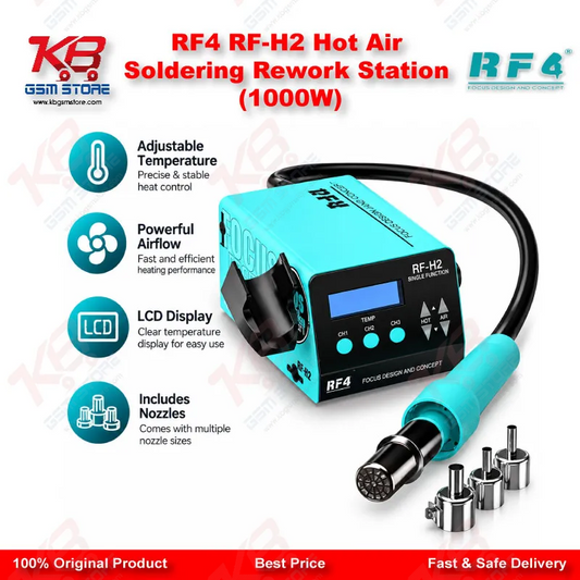 RF4 RF-H2 Hot Air Soldering Rework Station (1000W)