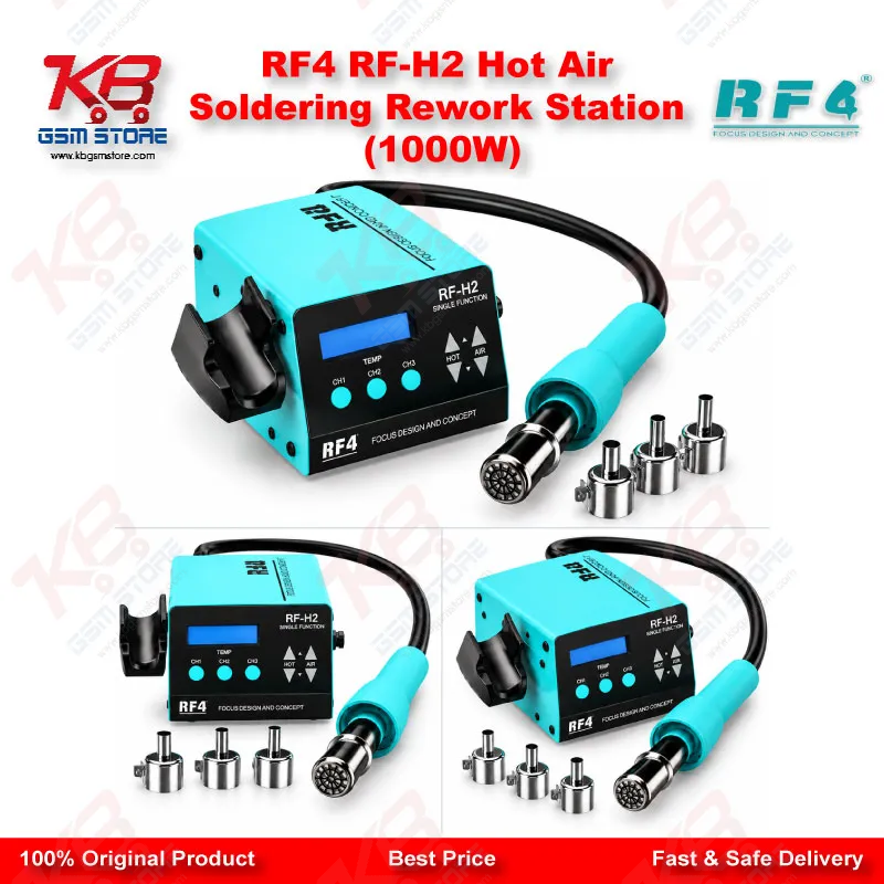 RF4 RF-H2 Hot Air Soldering Rework Station (1000W)