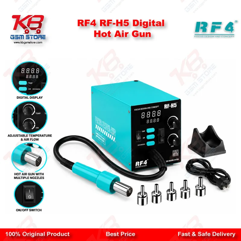 RF4 RF-H5 Digital Hot Air Gun