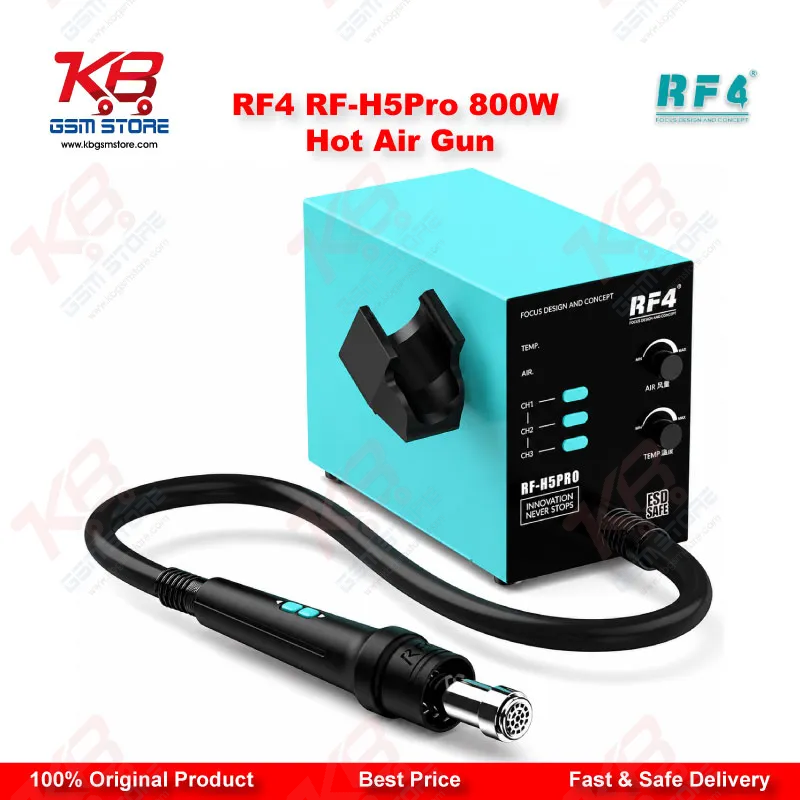 RF4 RF-H5Pro 800W Hot Air Gun BGA Rework Station