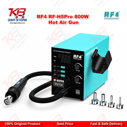 RF4 RF-H5Pro 800W Hot Air Gun BGA Rework Station