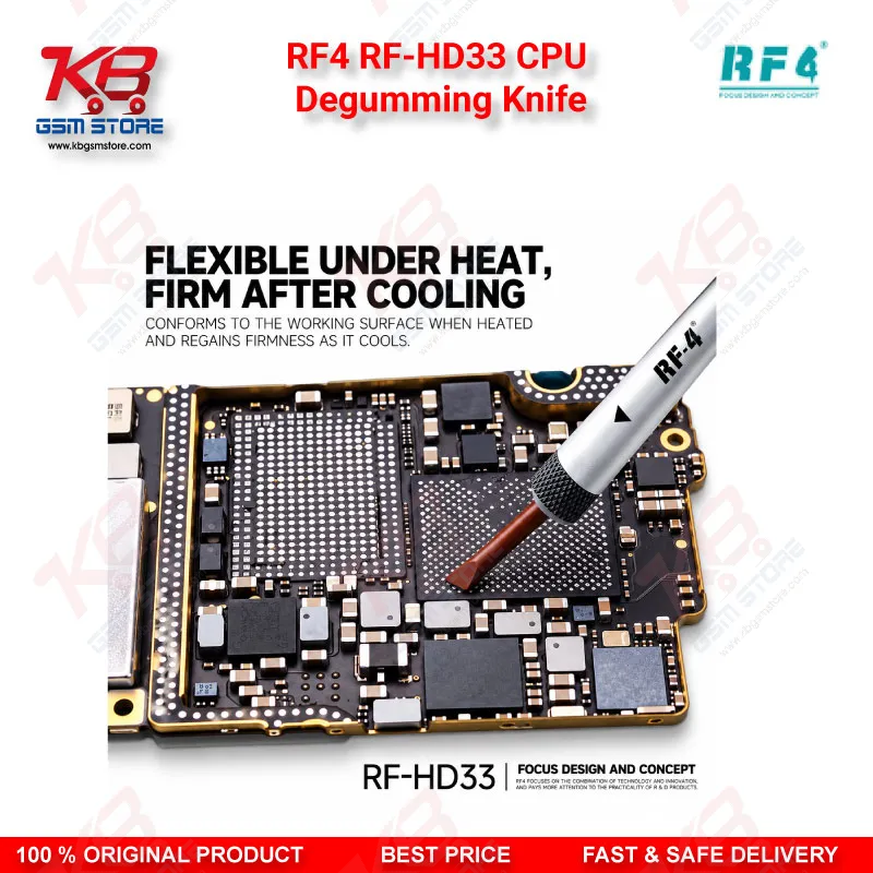 RF4 RF-HD33 CPU Degumming Knife for Underfill Glue Removal