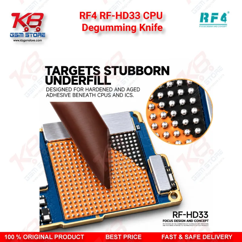 RF4 RF-HD33 CPU Degumming Knife for Underfill Glue Removal